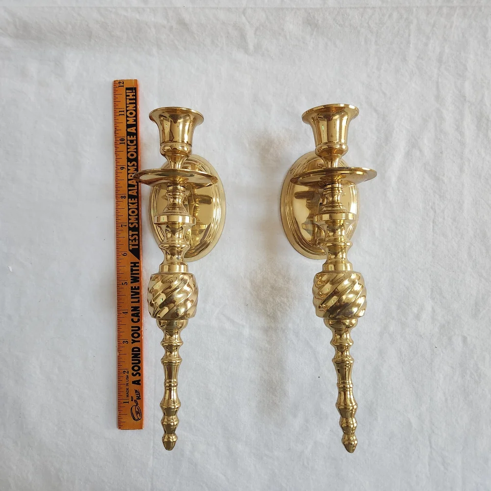 Brass Wall Candle Sconces